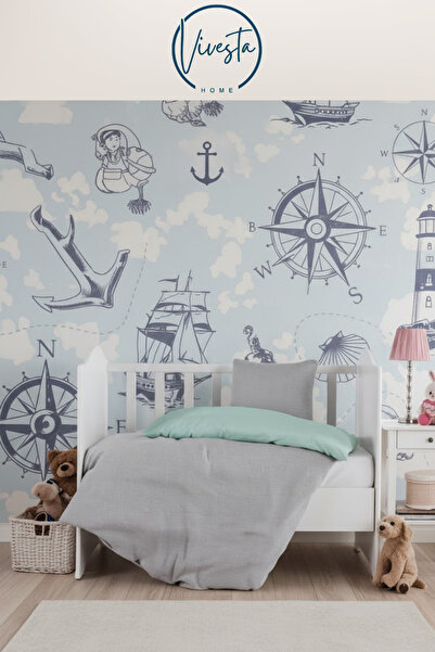 Vivesta Home طقم غطاء لحاف من قماش الموسلين للأطفال - مريح وناعم وقابل للتنفس...