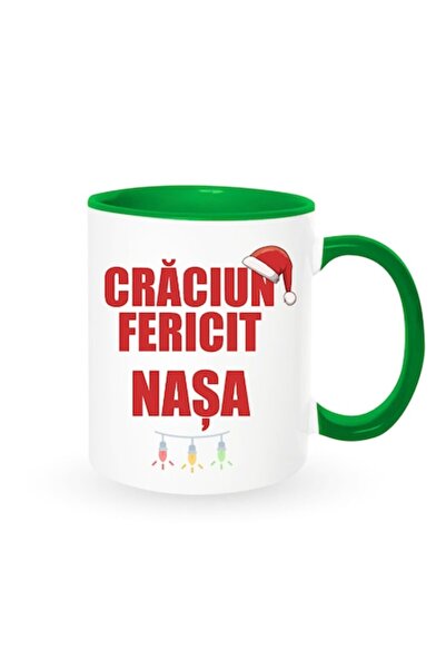 OEM Cană personalizată pentru nașă cu mesajul „Crăciun fericit, nașă”, Betapr...