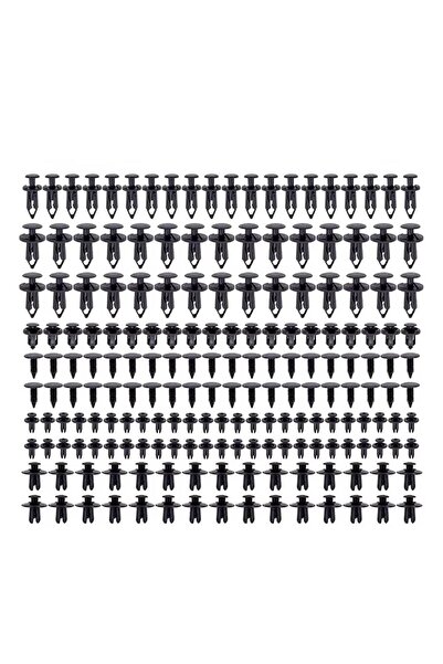 EVO MOTORS Kit 190 Piese Clips Auto Moto A1067