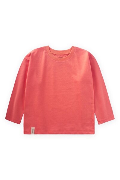 Cigit Εποχιακό βασικό μπλουζάκι 2-10 ετών Mercan
