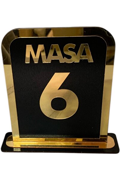 6. Pro 5'li Ahşap Masa Numaralığı Lokanta, Kafe, Restoran, Çay Bahçesi Vb. İç...