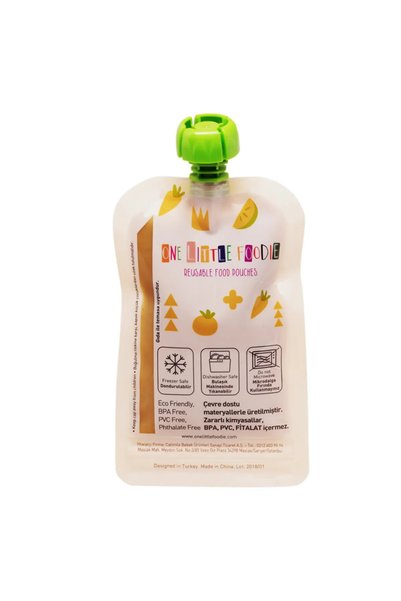 One Little Foodie Food Bag + Retro Bag Set - Yellow