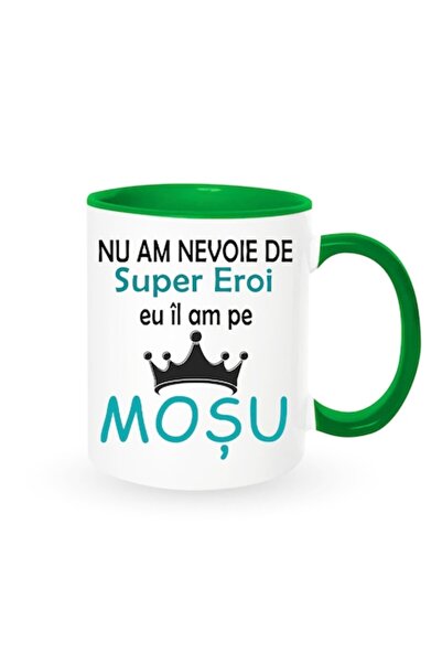 OEM Cană personalizată pentru Moș Crăciun cu mesajul: „Nu am nevoie de supere...