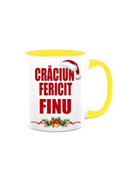 OEM Cană personalizată pentru fin cu mesajul „Crăciun fericit, fin”, Betaprin...