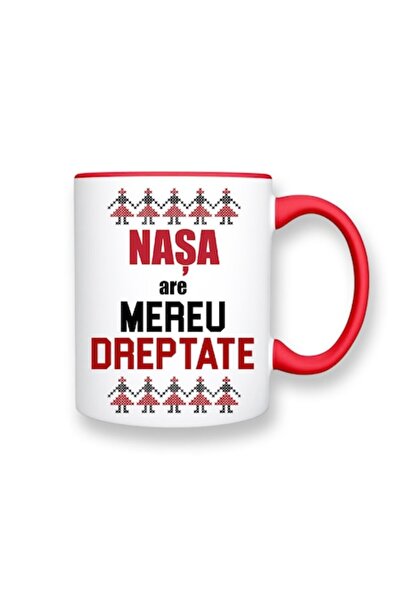 OEM Cană personalizată pentru nașă cu mesajul „Nașa are întotdeauna dreptate”...