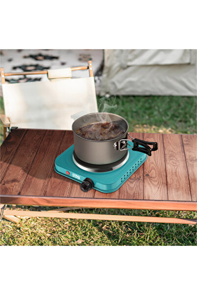 WINNINGSTAR موقد تسخين محمول أحادي الموقد بقوة ١٠٠٠ واط (ST-9635) | تحكم في درجة الحرارة بخمس خطوات قابلة للتعديل