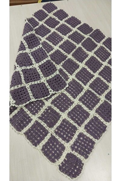 Papatyam Hand Knitted Baby Blanket/ Double Sided/ Knitted with Alize Yarn