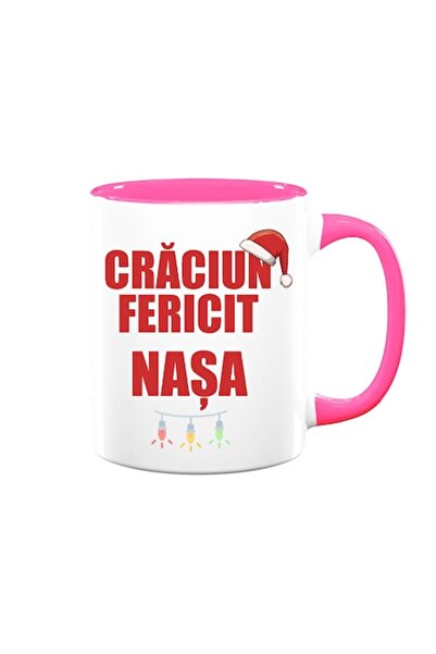 OEM Cană personalizată pentru nașă cu mesajul „Crăciun fericit, nașă”, Betapr...