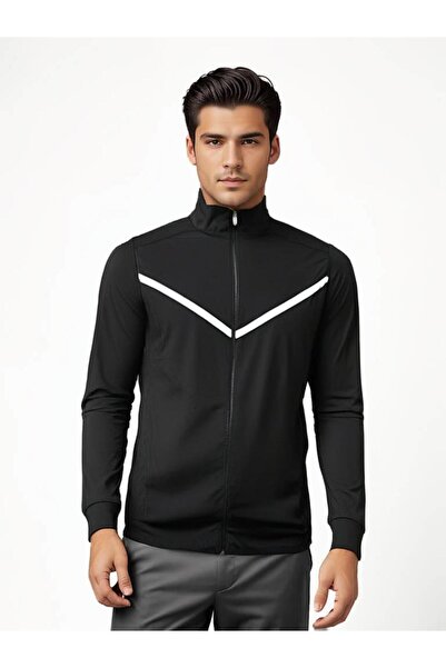 iza Black Men’s Dri-Fit Gym Jackets