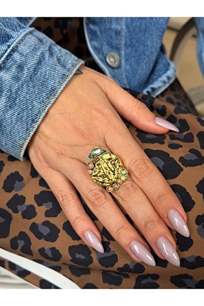 gingillo aksesuar خاتم من الحجر الناعم من ماركة بوهيم