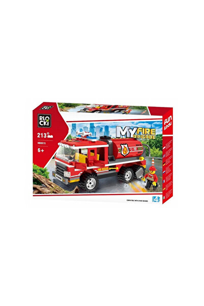 Blocki My Fire Brigade, Fire Truck, 213 Pieces