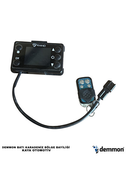 DEMMON Raino Vebosto Uyumlu Dijital Ekran ve Kumandası – Raino 12 volt Serisi Isıtıcılar İçin