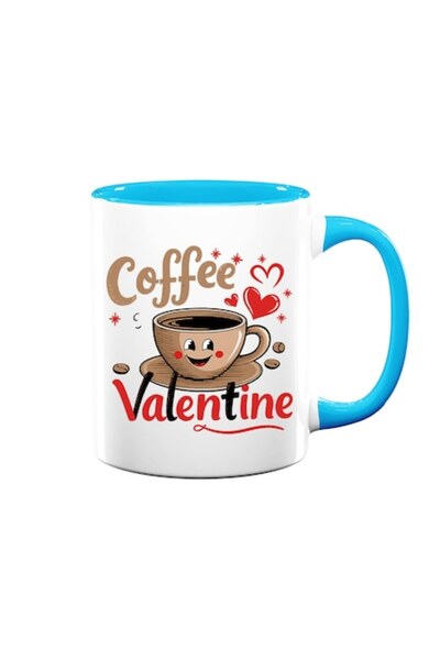 OEM Cană personalizată cu mesajul „Coffee Valentine”, Betaprint, stil cafea, ...