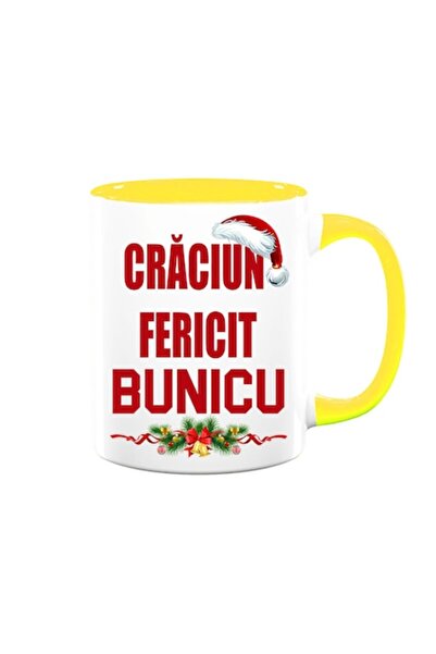 OEM Cană personalizată pentru bunic cu mesajul „Crăciun fericit, bunicule”, B...
