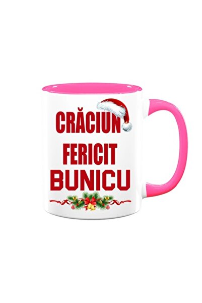 OEM Cană personalizată pentru bunic cu mesajul: „Crăciun fericit, bunic”, Bet...