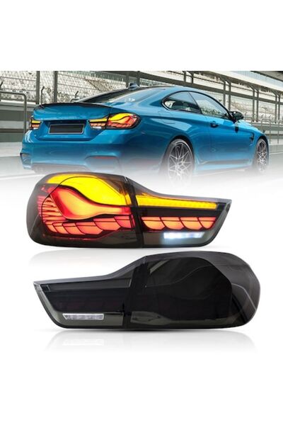 AutoUp Stopuri OLED GTS Style pentru BMW Seria 4 F32 F33 F36 F82 F83 2013-202...