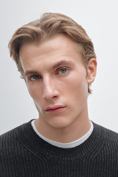 Massimo Dutti Yün karışımlı bisiklet yaka kazak