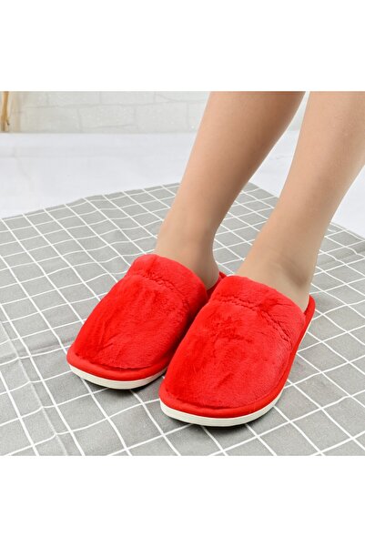 Tmall Fluffy slippers, PD1068, Red
