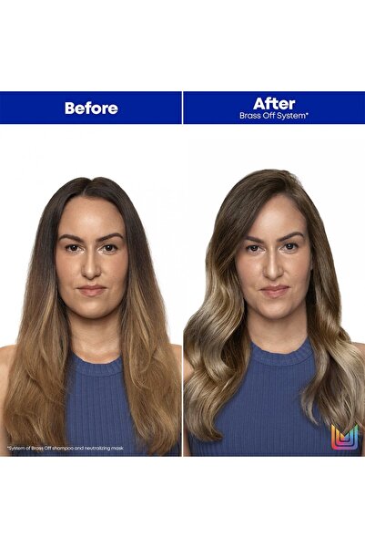 Matrix ,Brass Off,Professional Hair Mask For Brunette Hair,To Neutralize Warm Tones,200 ml