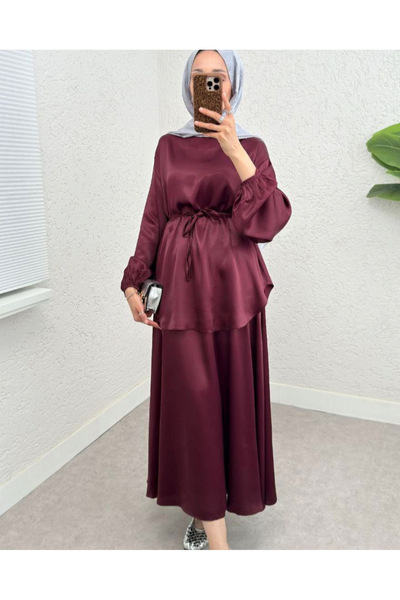 Butik İkili takım saten