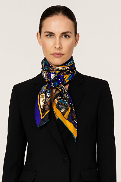 bahia butik aksesuar وشاح منقوش ميتوليكي 70*70