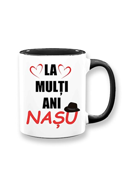 OEM Cană personalizată cu mesajul „La mulți ani, nașul”, Betaprint, motiv 1, ...