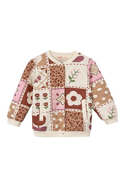ARFANO Kız Çocuk Ceket Sweatshirt, Kız bebek Çocuk Ceket sweat