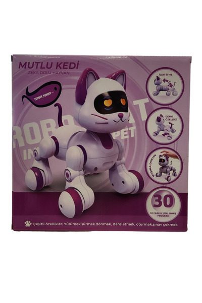 KentOyuncaK Akıllı Kedicik Uzaktan Kumandalı Robot Kedi