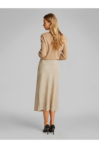 Calvin Klein Women Peyote Printed Elastic Waist Midi Skirt