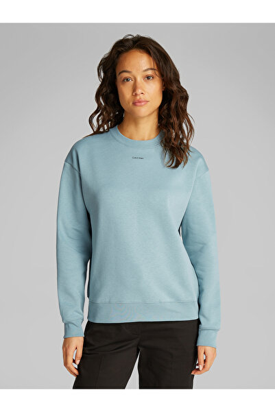Calvin Klein Women Arona Relaxed Fleece Crew Neck Sweatshirt