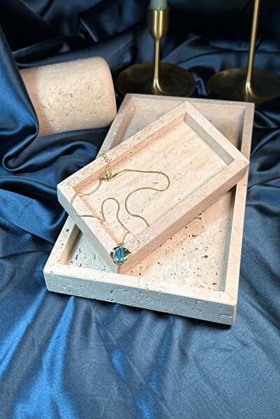 MOONİ ACCESSORİES قلادة نسائية بتصميم سمكة مخططة باللون الفيروزي مع سلسلة ذهب...