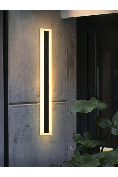 RFAN Outdoor LED Wall Lamp, Model K-23180, IP65, Warm Light, 36W, Black