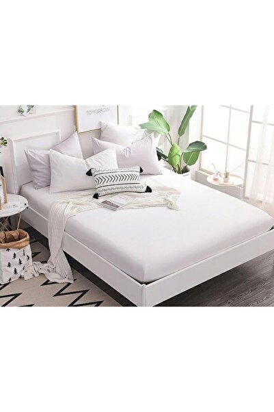 Other Jersey cotton fitted sheet 90x200 white