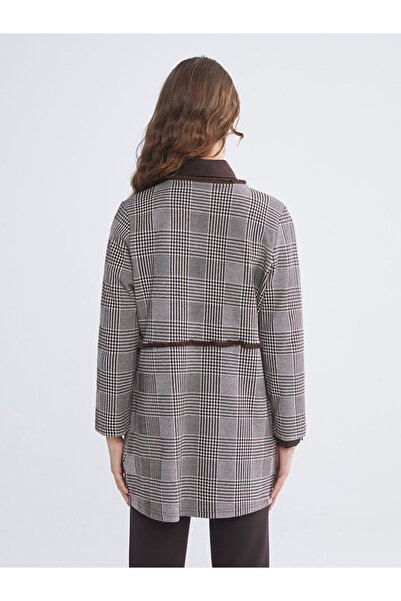 LC Waikiki Crew Neck Patterned Women's Cardigan