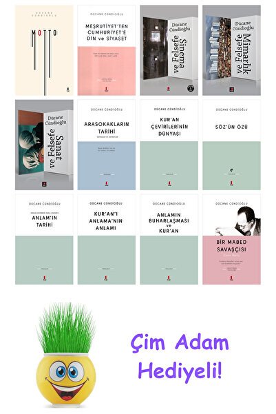 Kapı Yayınları Dücane Cündioğlu 12 Kitap Seti + Çim Adam Hediye