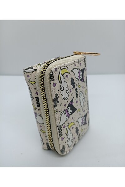 Huzurlu Adımlar Kuromi Patterned Children's Wallet