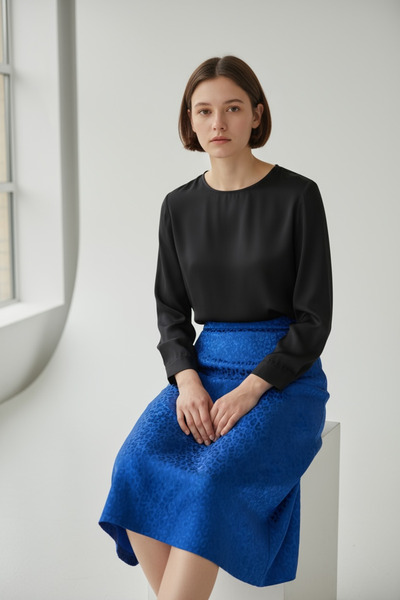 NEWCO Лепар з атласною підкладкою, спідниця з атласу