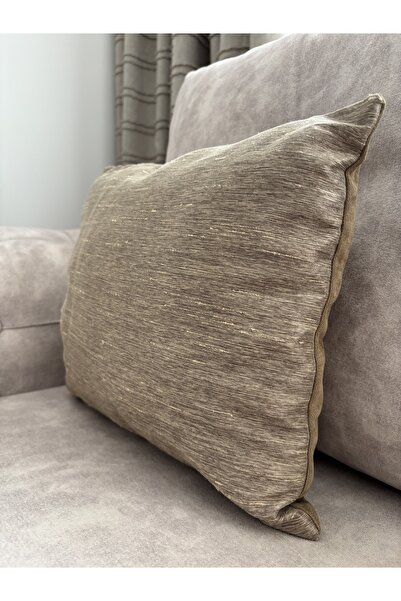 YOUC Design Kırlent , İçi Dolgulu Gold Rengi Kırlent 35 x 30