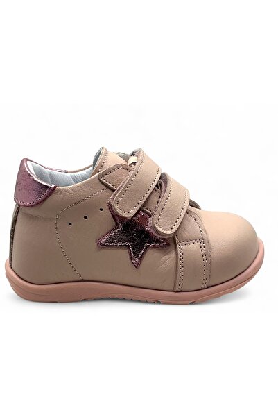 Perlina Leather Orthopedic Sole Baby Girl First Step Shoes
