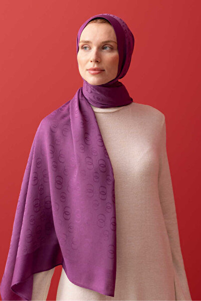 Imannoor Zincir Desen İpek Şal 70x210