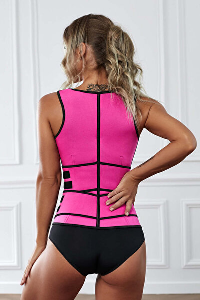 WildFashion Neoprene vest-type shaping corset, underbust model with double closure system E1037-55