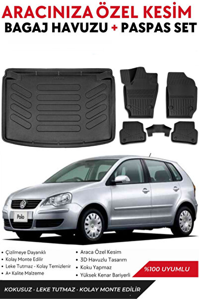 ko kaliteoto Volkswagen Polo 2002-2003-2004-2005-2006-2007-2008 Model Bagaj H...