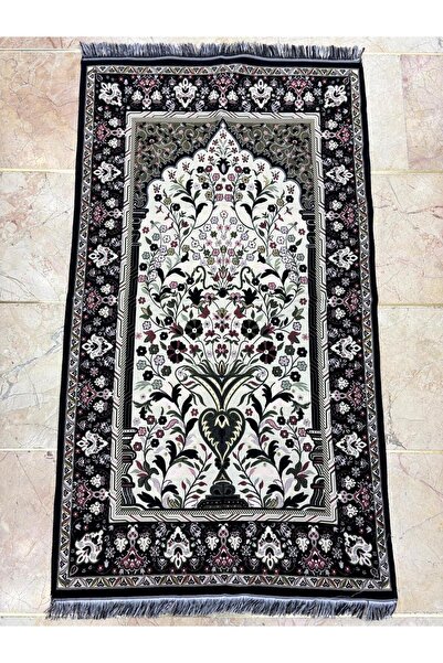 GÜRLEK TEKSTİL Χαλί προσευχής από σαλαμάκι με λουλουδάτο σχέδιο Ravza