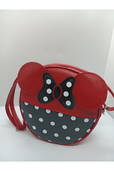 Huzurlu Adımlar Puantiyeli Fiyonklu Çocuk Çantası