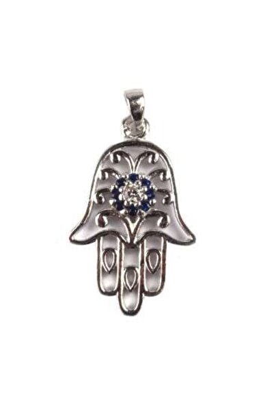 Flippy Ασημένιο μενταγιόν Χάμζα 925 με μπλε πέτρες