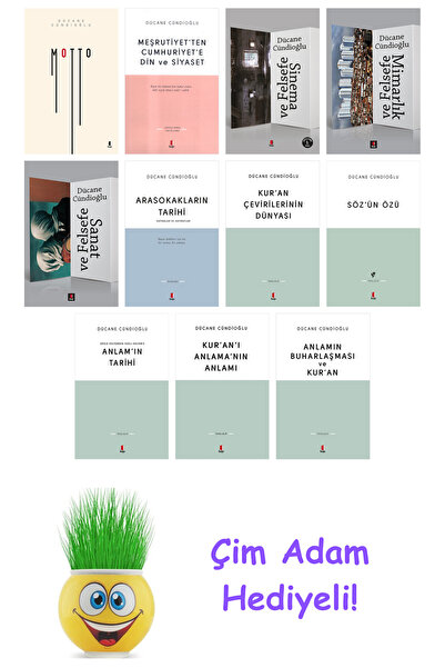 Kapı Yayınları Dücane Cündioğlu 11 Kitap Seti + Çim Adam Hediye