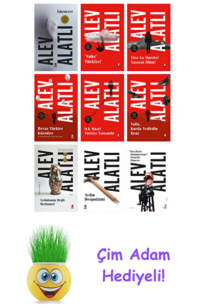 Kapı Yayınları Alev Alatlı 9 Kitap Seti + Çim Adam Hediye