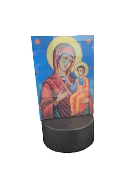 OEM Icoana luminoasa maica domnului albastru