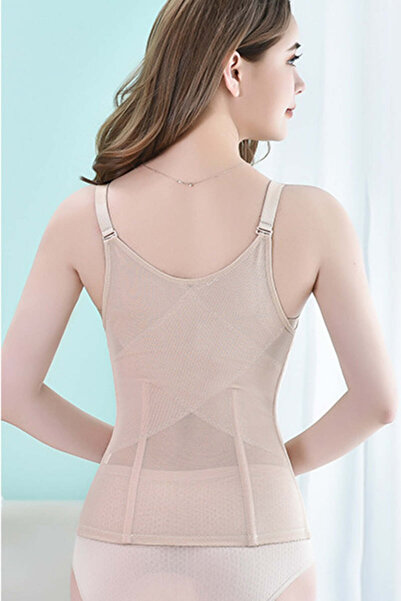 WildFashion Vest-type shaping corset with cut-out bust M777-152