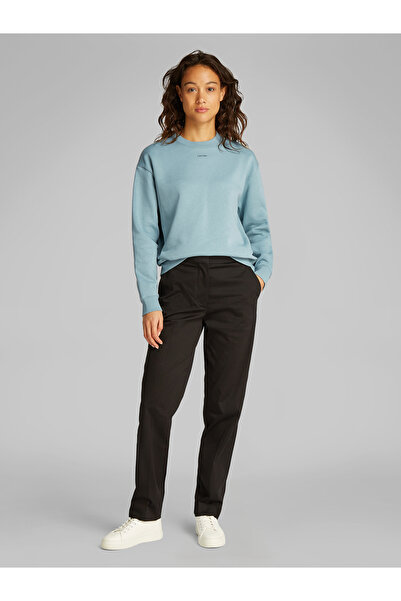 Calvin Klein Women Arona Relaxed Fleece Crew Neck Sweatshirt